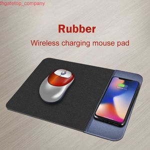 Auto 2018 Mobiele telefoon Qi Wireless Charger Charging Mouse Pad Mat Pu Leather Moupad voor iPhone X /8 Plus Samsung S8 Plus /Note 8