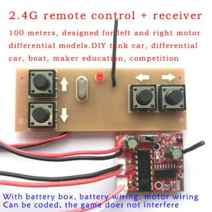 Auto 2021 Nieuwe 4Channel 2.4G Remote Control Receiver Module Kit Circuit Board voor RC Model CAR