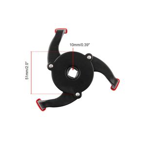 Outil de clé de filtre à huile de voiture à 3 mâchoires pour la réparation automobile, clé de retrait de filtre à huile bidirectionnelle réglable, outils de réparation de filtres Automobiles