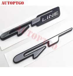 Voiture 3D lettre GT ligne GTline emblème Logo Badge autocollant autocollant pour Kia Sorento Sportage Stinger Ceed Soul Forte Rio Picanto K4 K51549422