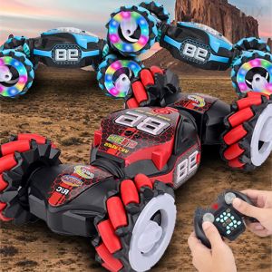 Voiture 4WD 1:16 RC Car 2.4G Radio Remote Contrôle 360 ° Inversation Double côté déformation RC Tunt véhicule modèle jouet pour enfants