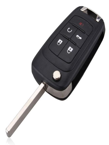 CAR 5 BOTONES Flip Folle de llave remota de plegado para Buick Excelle Verano Lacrosse Regal Regal Alcicultor de alarma sin llave FOB Case3137919