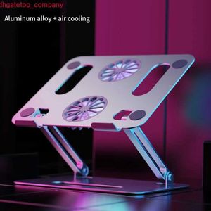 Auto 7-17 inch laptopstandaard aluminium houder voor laptop notebook pc computer ergonomische beugel koelventilator stand warmtedissipatie