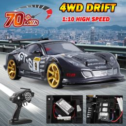 Auto 70 km/H RC auto speelgoed 1:10 High Speed ​​Drift Racing Car Remote Control Vehicle 4WD GTR Sports Car Toys For Children Boy Birthday Cadeau