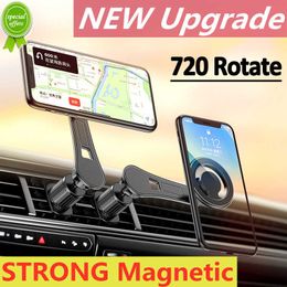 Soporte magnético giratorio para teléfono de coche 720, soporte para teléfono inteligente con imán de ventilación de aire 2023 para iPhone 14 13 12 Pro Max Samsung Xiaomi
