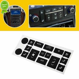 Auto A/C Climate Control Radio Knop Reparatie Decals Stickers Auto-interieur Sticker Decor Accessoires voor Cadillac Escalade EXT ESV