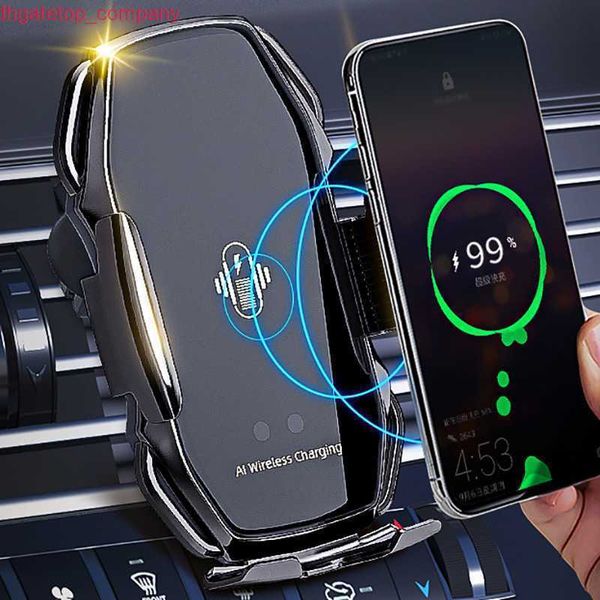 Voiture A5 10W chargeur de voiture sans fil serrage automatique charge rapide support de téléphone voiture pour iPhone 11 Huawei Samsung téléphones intelligents