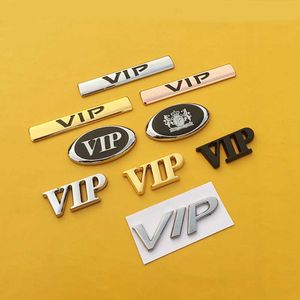 Accessoires de voiture 3D JDM Production de jonction JP VIP, emblème en métal chromé en alliage de Zinc, Badge de voiture, autocollant adhésif pour garde-boue de coffre de carrosserie