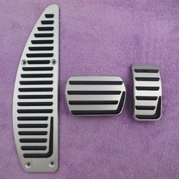 Auto Accessoires Aluminium Gaspedaal gas rempedaal voor Volvo S40 V40 C30 AT antislip pedaal plaat pads covers styling Beau2947
