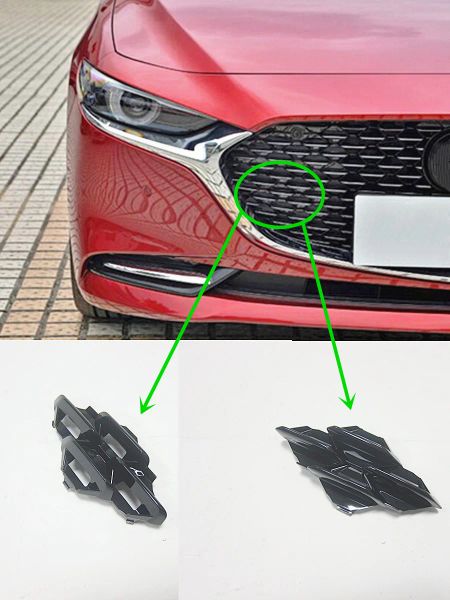 Accessoires de voiture BELG-50-A11 couvercle de crochet de remorquage de pare-chocs avant pour Mazda 3