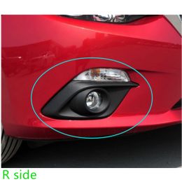 Accesorios de coche, piezas de carrocería, parachoques, cubierta de lámpara antiniebla para Mazda 3