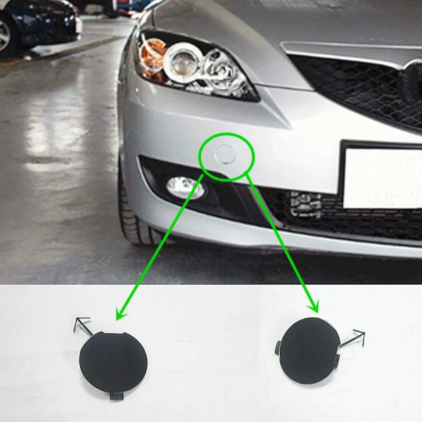 Accesorios de coche BR5S-50-A11A cubierta de gancho de remolque de parachoques delantero para Mazda 3 2004-2008 1,3 1,6 2,0 tipo STD