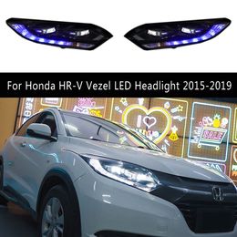 Auto-accessoires overdag Lichte streamer draai signaal voor Honda HR-V Vezel LED-koplamp 15-19 Auto-onderdelen voor de voorlamp