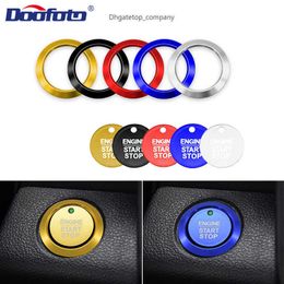 Auto accessoires decoratie motor start stop dek deksel ontstekingssleutel push cover rings case voor ford focus mk4 fiesta st ecoSport