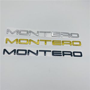 Auto Accessoires Voor Mitsubishi Montero Kofferbak Achterklep Embleem Zijdeur Spatbord Logo Woorden Naambord Decal336e