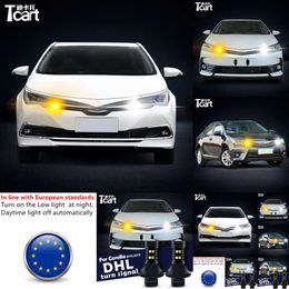 Accessoires de voitures pour Toyota Corolla E160 E170 E180 2014-2018 LED LED TUR LUMIN