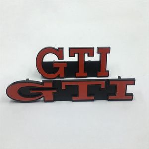 Auto Accessoires Grille Embleem 3D GTI Grill Badge sticker Voor Volkswagen VW Golf MK2 MK3 GTI314h