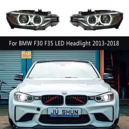 Accessoires de voiture lampe avant pour BMW F30 F35 320i 325i phare LED 13-18 feux de jour Streamer clignotant indicateur