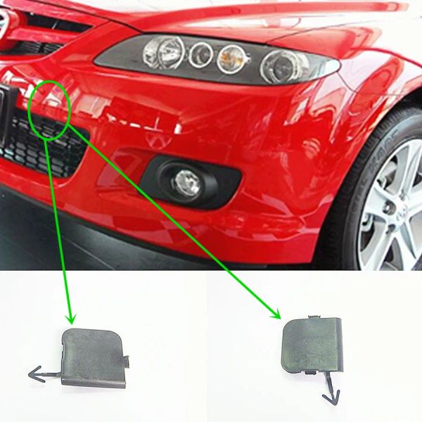 Accesorios de coche GV2V-50-A11 cubierta de gancho de remolque de parachoques delantero para Mazda 6 sport hatchback 2005 a 2008