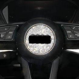 Accessoires de voiture décoration intérieure Bling pour Audi modèles de volant A3 A4 A5 A6 A7 Q3 Q4 TTS S5 RS série etc femmes hommes353h