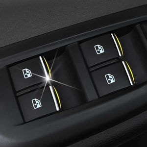 Auto-Accessoires Interieur Rvs Autodeur Raam Schakelaar Lift Knop Trim voor Chevrolet Cruze Malibu Trax voor Opel mokka225r