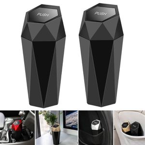 Accesorios para automóviles Mini bote de basura Cubo de basura automático Taza de almacenamiento Otro interior314b