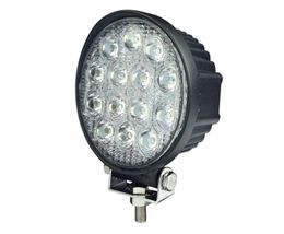 Accessoires de voiture rond 42w led lampe de travail pour camion bonnes pièces automobiles étanches 42w usine lecteur lumière led projecteur 4x41015174