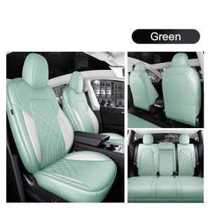 Accessoires de voiture Housse de siège pour Tesla Model Y/S Cuir de haute qualité Ajustement personnalisé 5 places Coussin 360 degrés entièrement couvert modèle 3 uniquement fabriqué