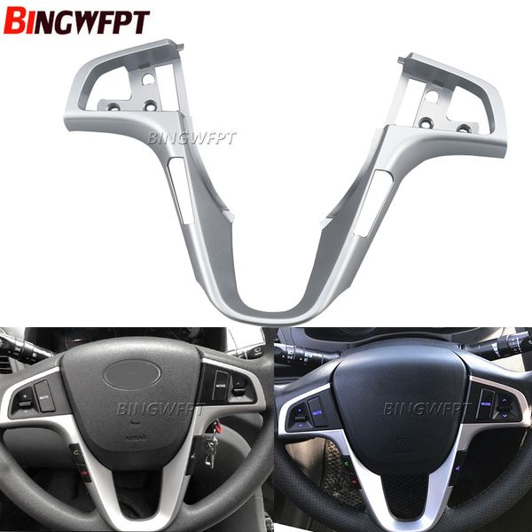 Accessoires de voiture, cadre de boutons de volant, contrôle du Volume Audio et de la musique, Bluetooth 2010 – 2015, pour Hyundai VERNA SOLARIS