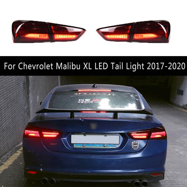 Accessoires de voiture Streamer clignotant indicateur frein feux de stationnement arrière pour Chevrolet Malibu XL ensemble de feu arrière LED 17-20