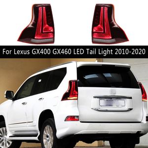 Accesorios para coche, montaje de luz trasera, señal de giro tipo serpentina dinámica para Lexus GX400 GX460, luz trasera LED 10-20, lámpara de marcha atrás de freno