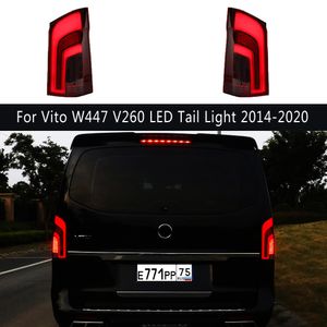 Accessoires de voiture ensemble de feu arrière pour Benz Vito W447 V260 feu arrière LED 14-20 frein marche arrière feu de stationnement Streamer clignotant