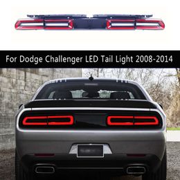 Accessoires de voiture ensemble de feu arrière lampe arrière pour Dodge Challenger feu arrière LED 08-14 Streamer clignotant frein feu de marche arrière