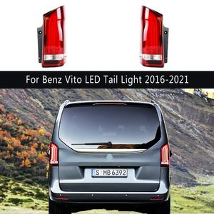 Accessoires de voiture ensemble de feu arrière Streamer clignotant pour Benz Vito feu arrière LED 16-21 pièce automatique frein feu de stationnement arrière