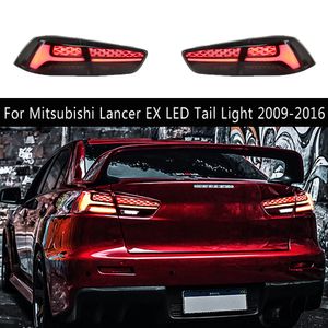 Accessoires de voiture ensemble de feu arrière pour Mitsubishi Lancer EX feu arrière LED 09-16 Streamer clignotant frein marche arrière feu de stationnement