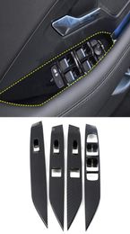 Accessoires de voiture panneau de commande de fenêtre bouton couverture garniture autocollant cadre décoration intérieure pour Jaguar EPace X540 20172020281l6176891