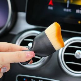 Auto airconditioner uitlaat reiniging borstel universele auto borstel auto spleet stof verwijderen auto details details interieur accessoires
