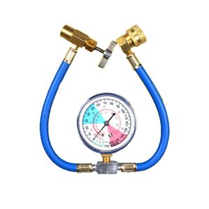 Auto airconditioner R134A manometer meten van snelle oplaadkit