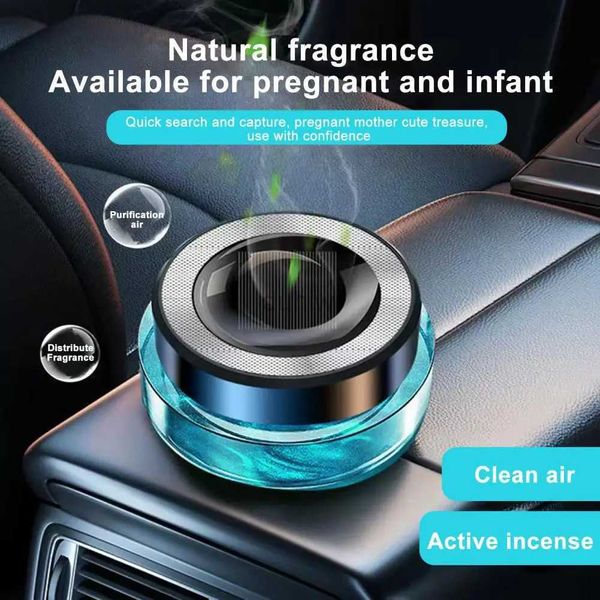 Désodorisant pour voiture 50ML ventilateur à turbine solaire désodorisant de voiture parfum déodorant multi parfum voiture aromathérapie diffuseur pièces automobiles 24323