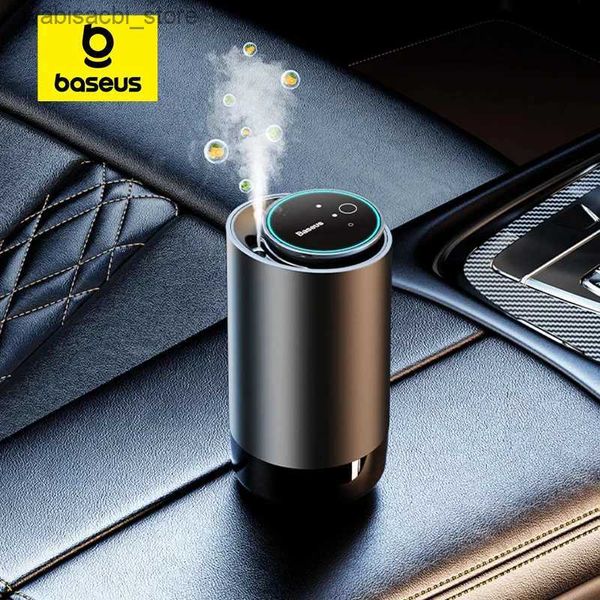 Réructeur d'air de voiture BaseUs Fraiseurs d'air de voiture pour la voiture Auto Car parfum à double port support diffuse Holder Smart Control Contrôle de la voiture Fragrance ATOMIDE CAR DIFUSER L49