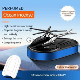 Auto Luchtverfrisser Auto Luchtverfrisser Parfum Zonne-energie Vliegtuig Diffuser Aromatherapie Auto Geur Jet Dashboard Nano Keramiek Wierook Tablet x0720