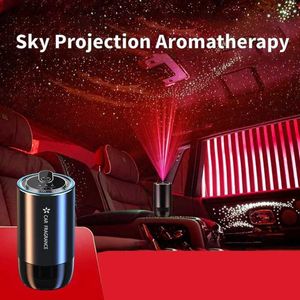 Auto luchtverfrisser auto lucht opfrisker lege fles huis lucht zuiveraar aroma met sterrenhemel licht auto interieur atmosfeer auto accessoires l49