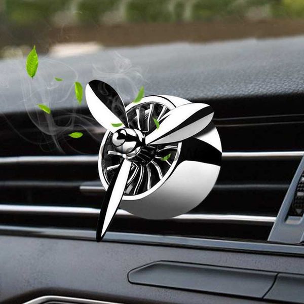 Désodorisant de voiture Climatisation de voiture Odeur Désodorisant Alliage LED Auto Vent Outlet Parfum Clip Frais Aromathérapie Parfum Atmosphère Lumière Nouveau x0720