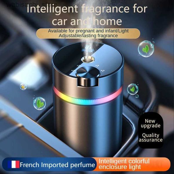 Air Air Ambreseo Aroma inteligente de automóvil con difusor de fragancia de aroma para el hogar LED para el hogar y el automóvil Purificador de aire doméstico Perfume L49