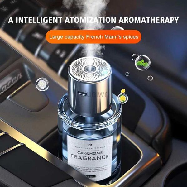 Désodorisant de voiture monté sur voiture, vaporisateur de parfum intelligent, diffuseur d'huile essentielle, humidificateur portable, literie de voiture, accessoires de parfum 24323