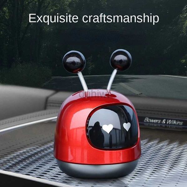 Désodorisant de voiture robot créatif voiture solide aromathérapie décoration voiture tableau de bord pommade durable lumière parfum voiture décoration intérieure 24323