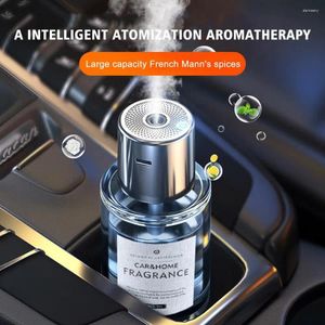 Car Air Freshener Electric Auto Diffuser Aroma Fragrance Mist Perfume Accessories Humidifier Aromatherapy V E0W2