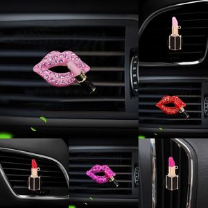 Auto Luchtverfrisser Lippenstift Auto Decoratie Interieur Luchtverfrisser Auto Outlet Parfum Clip Auto Geur Diffuser Bling Auto Accessoires Meisjes Geschenken 230605