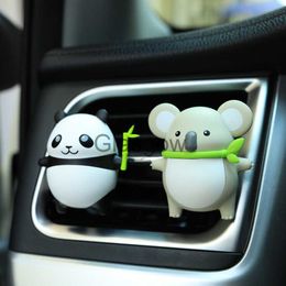 Désodorisant de voiture MR TEA ornement de voiture mignon Panda Koala Auto climatisation sortie évent parfum odeur parfum désodorisant Auto décor intérieur x0720
