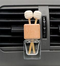 Bouteille de parfum désodorisant de voiture 8ML avec clip ornement Cube bouteilles de parfum désodorisants pour diffuseur d'huiles essentielles Fragrance8475623
